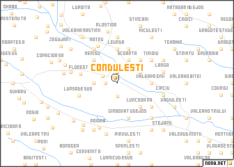 map of Conduleşti