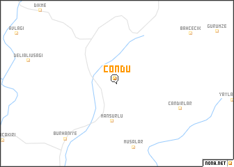 map of Çondu