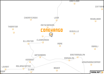 map of Conewango