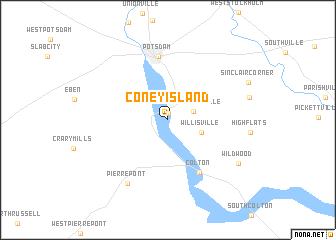 map of Coney Island