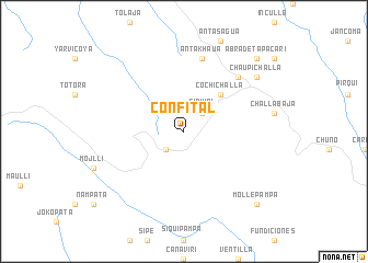 map of Confital