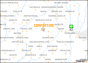 map of Confortino