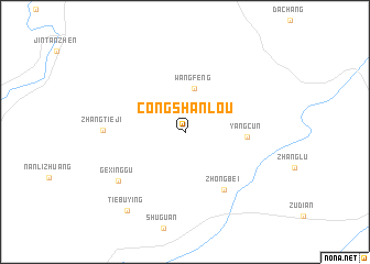 map of Congshanlou