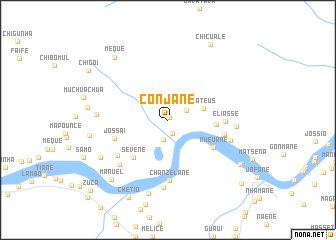 map of Conjane