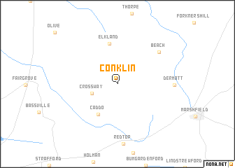 map of Conklin