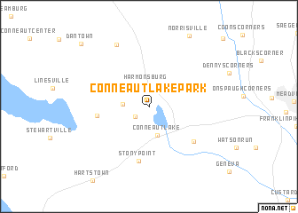 map of Conneaut Lake Park