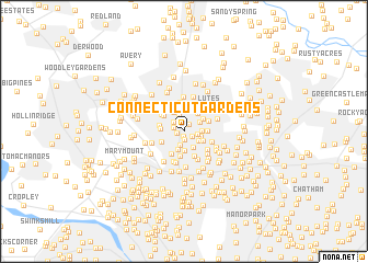 map of Connecticut Gardens