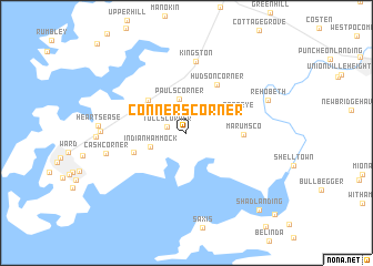 map of Conners Corner