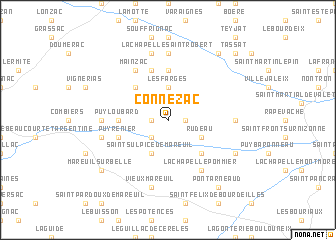 map of Connezac
