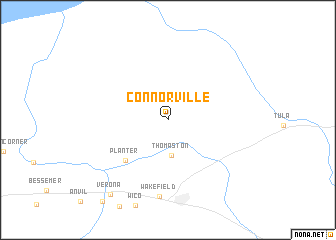 map of Connorville