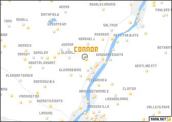 map of Connor