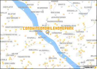 map of Conowingo Mobile Home Park