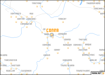 map of Con Ra