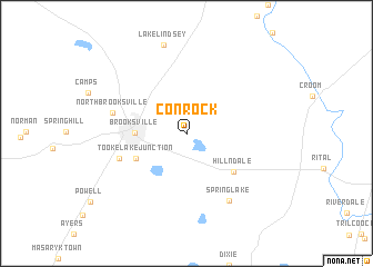 map of Conrock