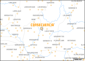 map of Consecuencia