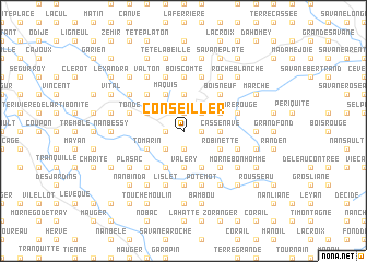 map of Conseiller