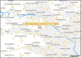 map of Conshohocken Station