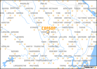 map of Côn Sơn