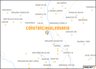 map of Constancia del Rosario