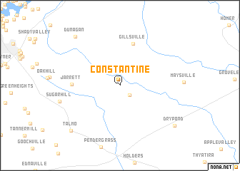map of Constantine