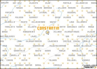 map of Constantín