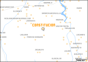 map of Constitución