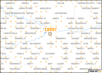 map of Consy