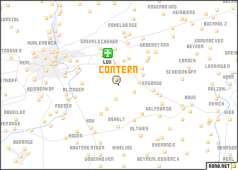 map of Contern