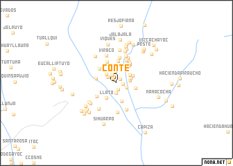 map of Conte