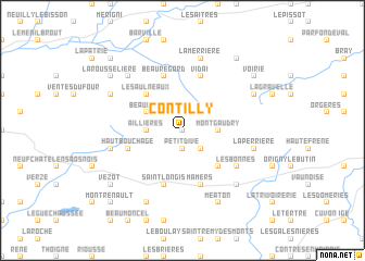 map of Contilly