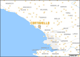 map of Contovello