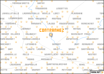 map of Contranhez