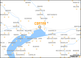 map of Contra