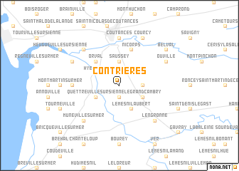 map of Contrières