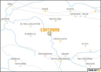 map of Controne