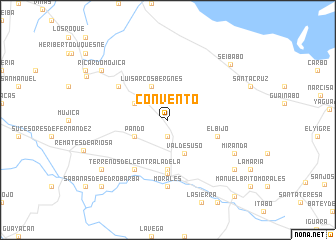 map of Convento