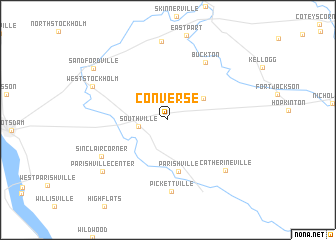 map of Converse