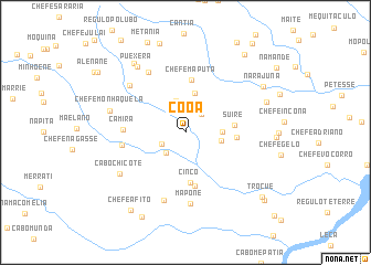 map of Coôa