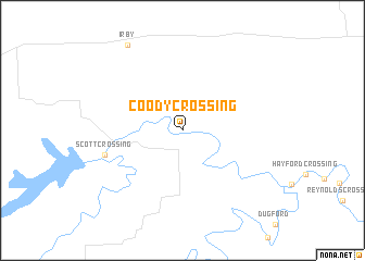 map of Coody Crossing