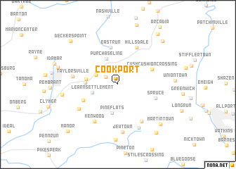 map of Cookport