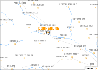 map of Cooksburg
