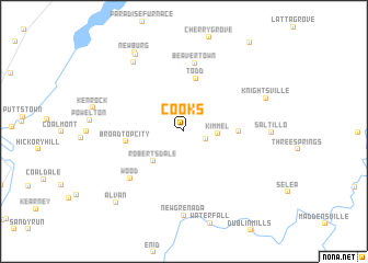 map of Cooks