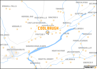 map of Coolbaugh