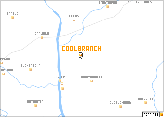 map of Cool Branch
