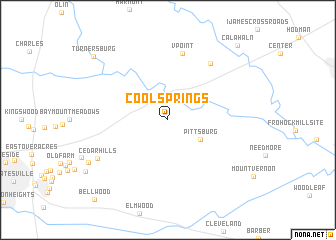 map of Cool Springs