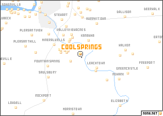 map of Cool Springs