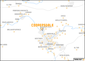 map of Coopersdale