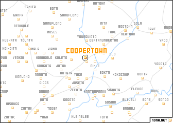 map of Cooper Town