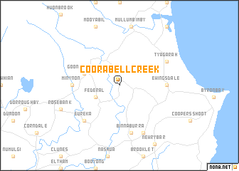 map of Coorabell Creek
