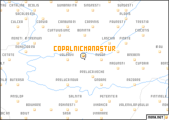 map of Copalnic Mănăştur